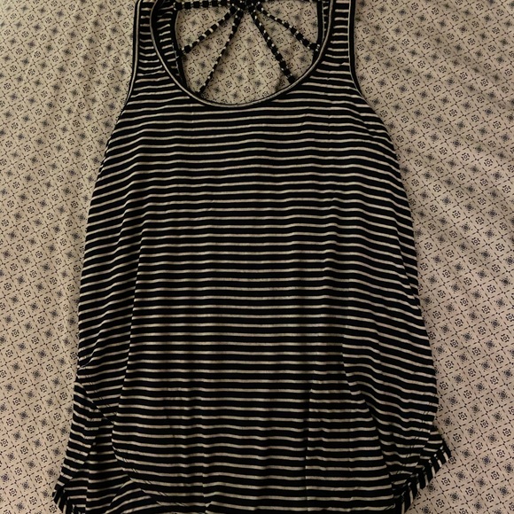 Blue striped tank - Picture 3 of 4